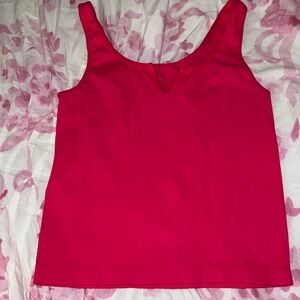 Hot pink tank top